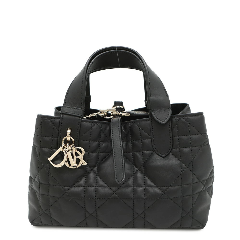 Christian Dior Toujours Macro Cannage Handbag Black Bag